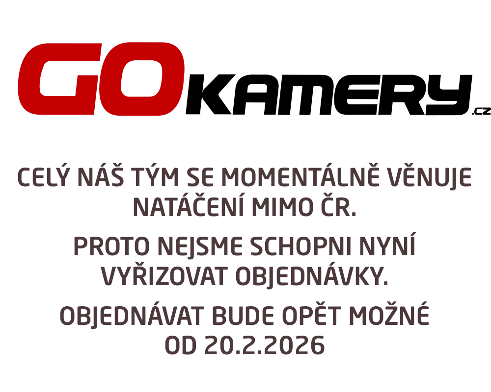 Dočasně nelze objednávat – GOKAMERY